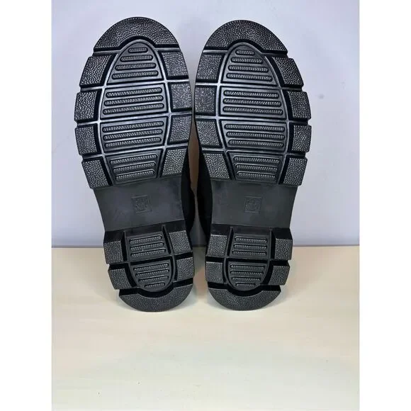Dr. Martens Women's Combs Tech Poly Moto Boots Black Size 11 - Picture 8 of 8
